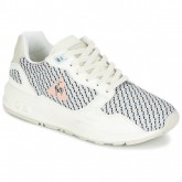 Magasin Le Coq Sportif Lcs R900 W Geo Jacquard Blanc / Multicolore - Chaussures Baskets Basses Femme Paris